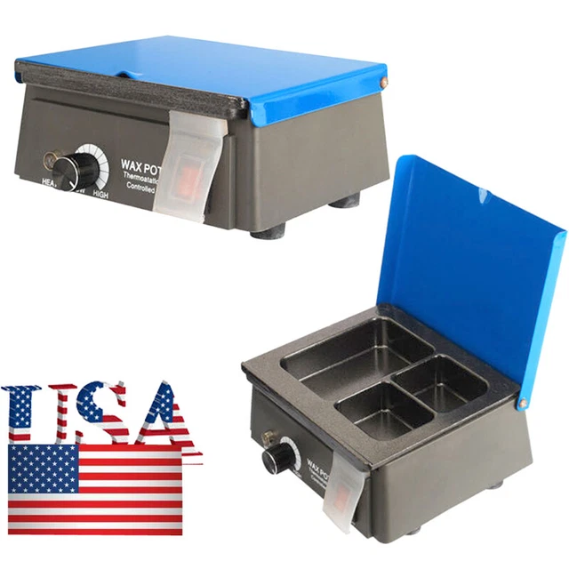 300W Dental Electric wax Heater Pot Machine for Dentist Lab 110V Temperature con