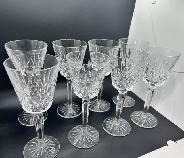 Waterford Crystal Classic Lismore Wine or Water Goblet Glassware Cup 7 3/8 Waterford Crystal Classic Lismore Wine or Water Goblet Glassware Cup 7 3/8