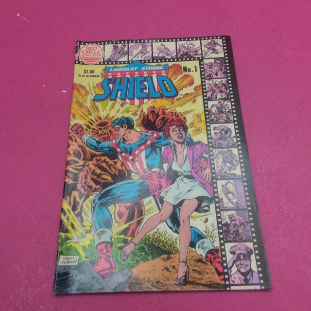 Red Circle Comic Group Lancelot Strong The Shield Comic *See Description* (144)