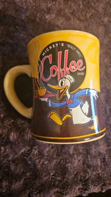 Mickey’s Coffee Mug Disney Blend Really Swell Theme Parks Perks Donald Duck Cup