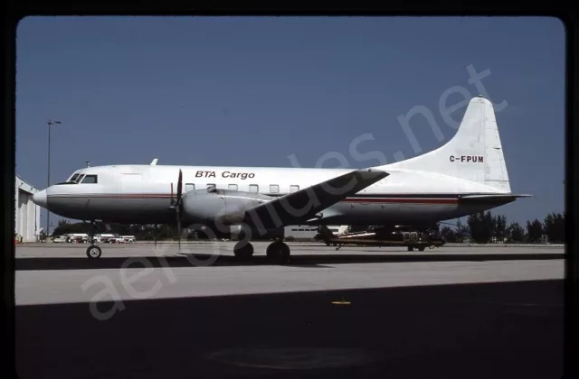 BTA Cargo Convair TC-131 C-FPUM Apr 93 Kodachrome Slide/Dia A10