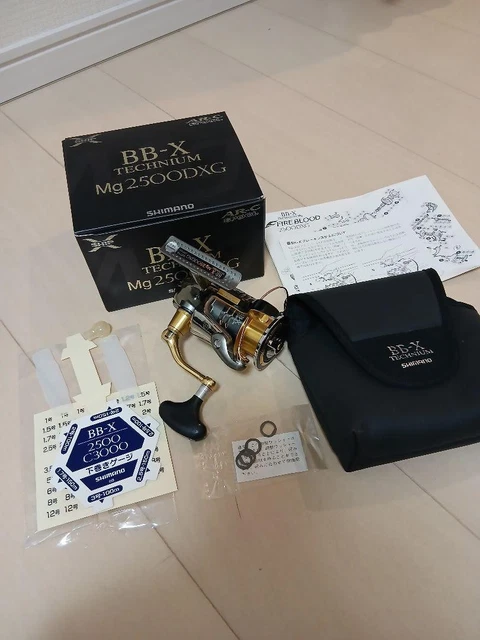 リール SHIMANO BB-X TECHNIUM 2500DXG SHIMANO BB-X TECHNIUM 2500DXG S LEFT Lever-break Reel From Japan