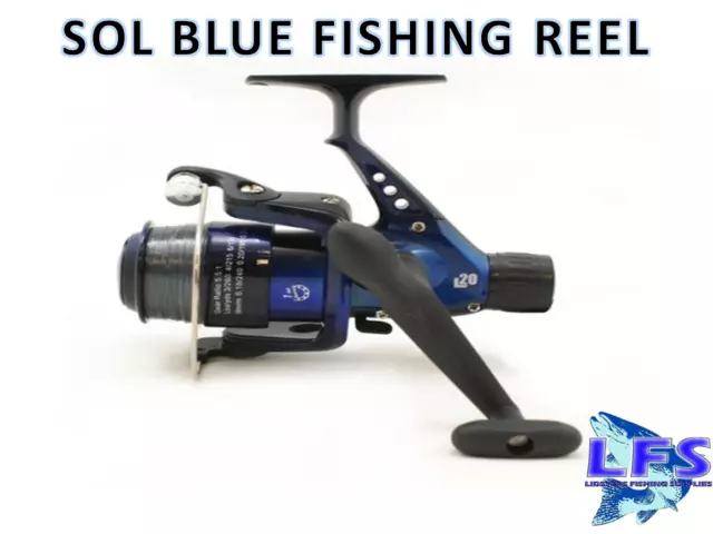 2 X LINEAEFFE Sol Float / Spinning Fishing Reel With Line BLUE Fishing Reels  £12.95 - PicClick UK
