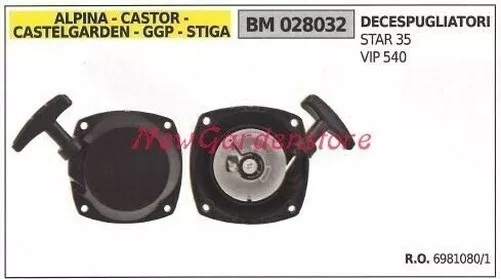 Masa En Motocicleta Castelgarden Motor Cortador de Cepillo Star 35 Vip 540