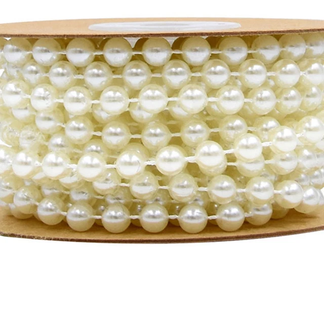 6 MM Faux Pearls Beads Garland Pearl Bead Chain Wedding Garland Bracelet 3