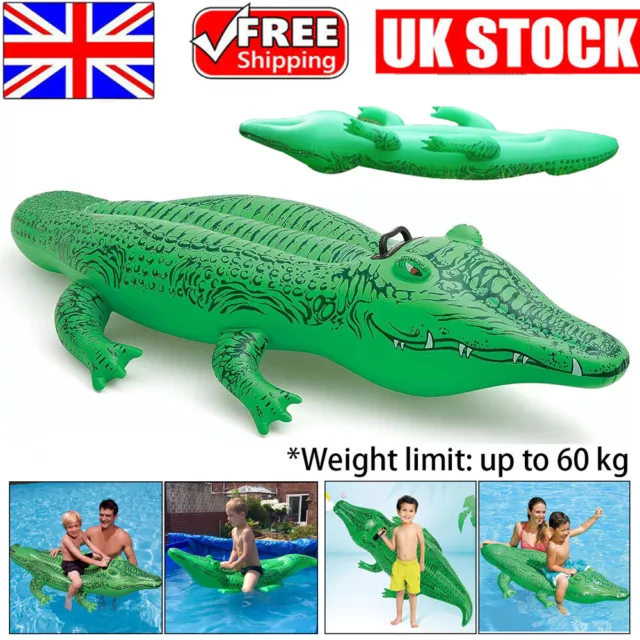 Inflatable Giant Gator Ride Kids Play Toy Summer Holiday Inflatable Ride Party