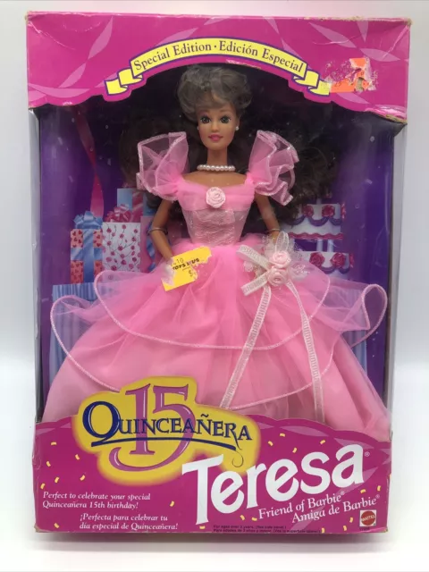 New 1994 Barbie Teresa Quinceanera 15 Birthday Doll Special Edition #11928