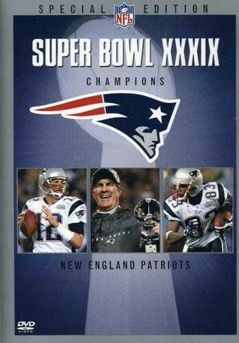 NFL Super Bowl Xxxix 39 Champions Neuf England Patriots Football DVD