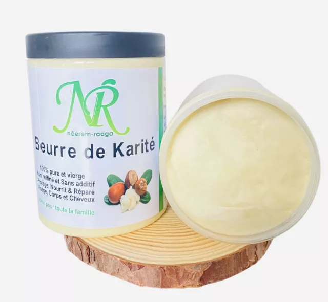 Beurre de Karité pur , brut , 100%naturel non raffiné du Burkina Faso 1kg