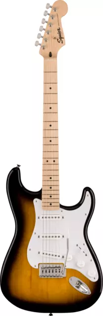 SQUIER Sonic ™ STRATOCASTER, Érable Fingerboard, Blanc Pickguard, 2-Color