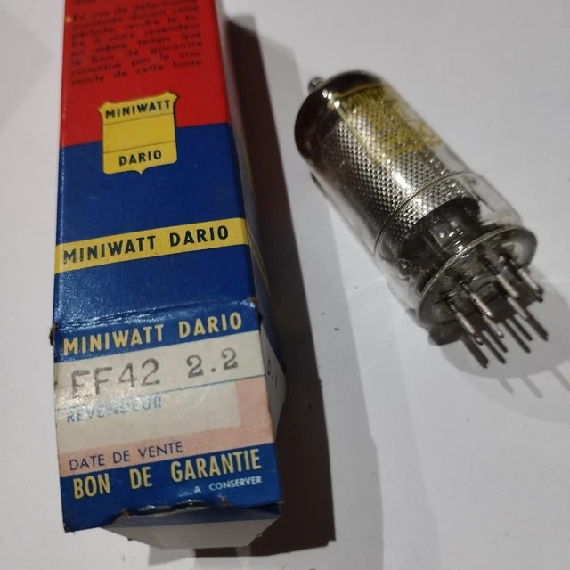 Tube électronique 6463 MINIWATT DARIO – NOS (New Old Stock) – Fabriqué Aux Pays-Bas