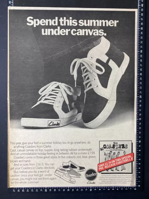 The Coasters - Clarks Sneakers - 1978 Advert Poster A3 Size L107