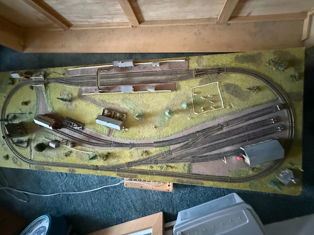 N GAUGE MODEL Railway Layout £350.00 - PicClick UK
