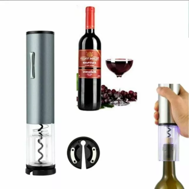 Apribottiglie Elettrico Cavatappi a Batteria Senza Filo Automatico Vino Tavolo