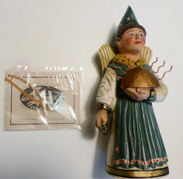 Leo Smith Folk Art ANGEL OF THE MORNING Christmas Figure...LTD ED ..NIB & COA