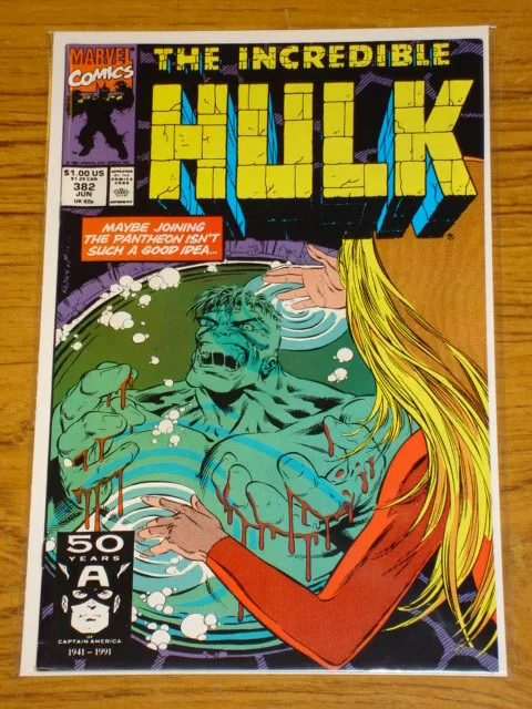 Incredible Hulk #382 Vol1 Marvel Comics Keown Art June 1991