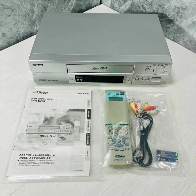 VICTOR JVC KENWOOD HR-S700 S-VHS Deck TBC Noise Reduction