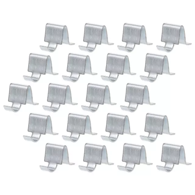 20 un. clips de estante de gabinete soporte clip de archivo abrazaderas de estante