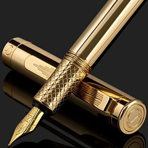 Stylo Plume Bayard Souverain De Luxe - Plume En Or 18 Carats - Occasion Bon état