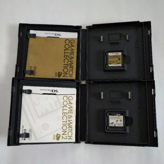 Game & Watch Collection 1 & 2 Set limitiert Club Nintendo DS NDS japanischer Ver 3