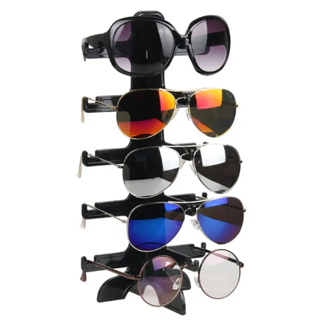 5 Layers Glasses Eyeglasses Sunglasses Show Stand Holder Frame Display Rack#AY