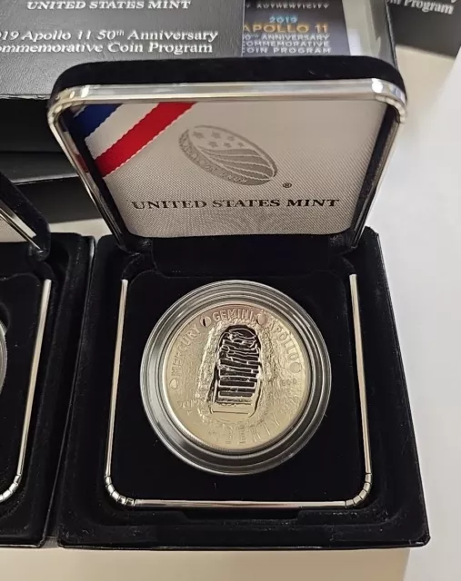 2019 Apollo 50th Anniversary Commemorative Proof Silver Dollar