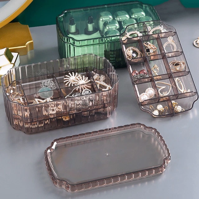 Scatola Organizer Gioielli Da Viaggio Moderno con Anello Collana Bracciale Orecc