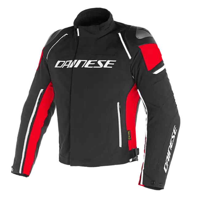 Giacca Moto Tessuto Dainese RACING 3 D-DRY® JACKET Nero Rosso