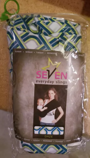 Seven Everyday Baby Sling ~ Daze Print ~ Size 4 Medium ~ Brand NEW