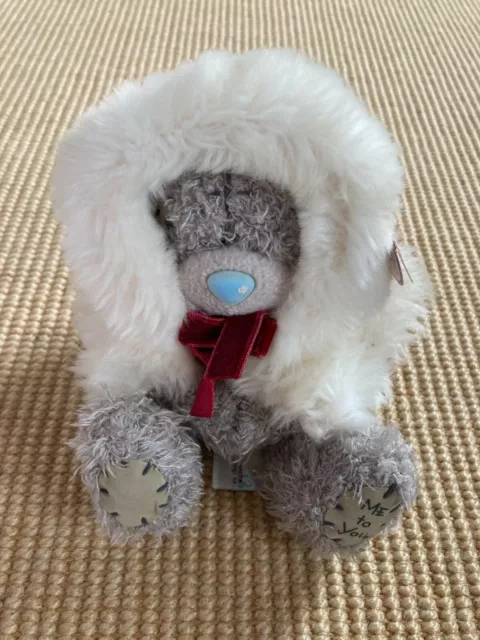 Carte Blanche Me To You Bear Tatty Teddy Soft 5” Valentine Xmas Red Coat Hat Tag