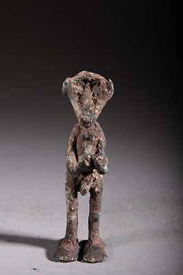 Art African Monkey Fetish Altar Baoulé Bronze 489