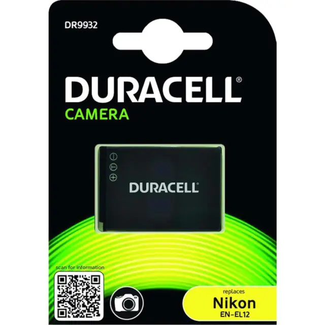 Duracell Li-Ion Akku 1000mAh für Nikon EN-EL12 Akku