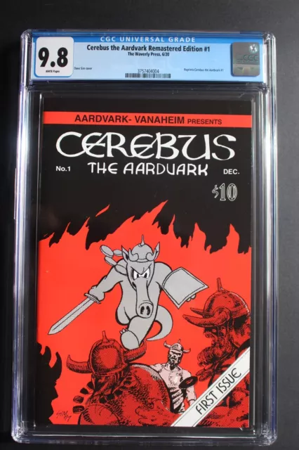 CEREBUS The AARDVARK #1 Reprint REMASTERED EDITION 2020 24 pgs Dave Sim CGC 9.8