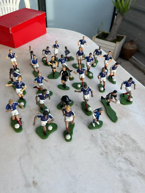EQUIPE DE FRANCE 98 football - figurine Starlux Plastique X11 EUR 50,00