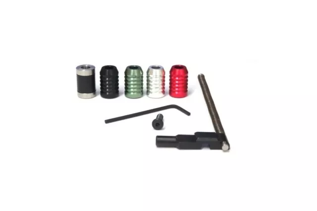 Ruger 10/22 Upgrade Round Oversized Charging Handle Kit w/ 5 Inserts