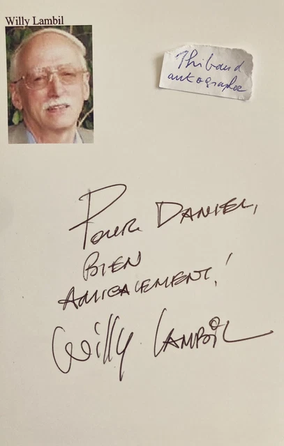 Carte Autographe Dédicacée Joe Dassin - Rare, Vintage, Collection Musique