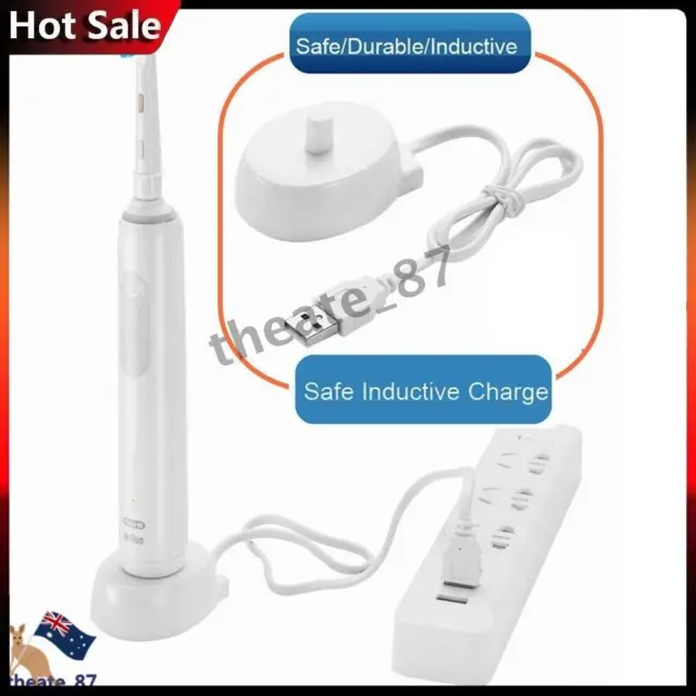 USB Plug Electric Toothbrush Charger Dock for Braun Oral B Charging Base New