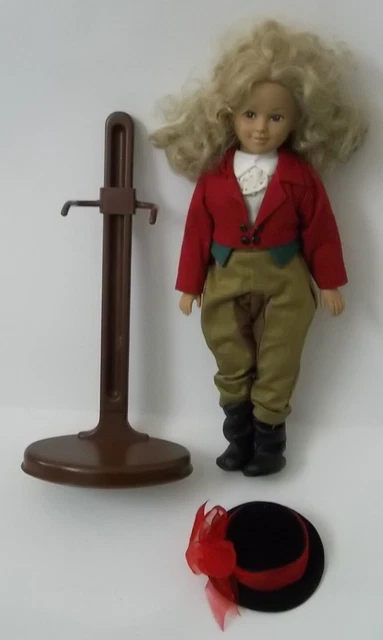 Vintage Unimax Doll of Nations Samantha in Equestrian Show Costume with Stand