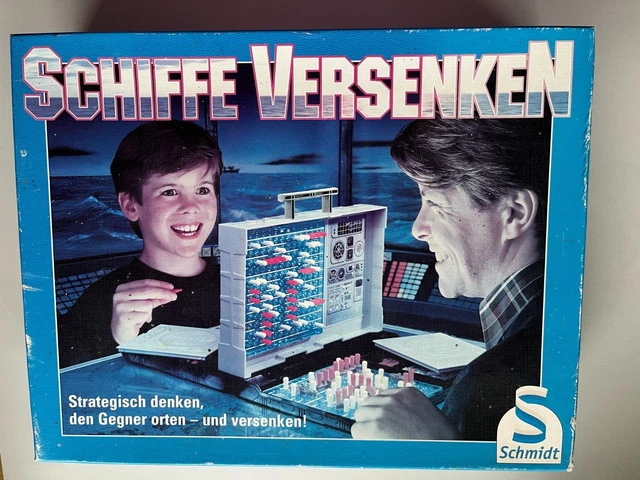  SCHIFFE VERSENKEN SCHMIDT Spiele komplett inkl. Anleitung gut erhalten 