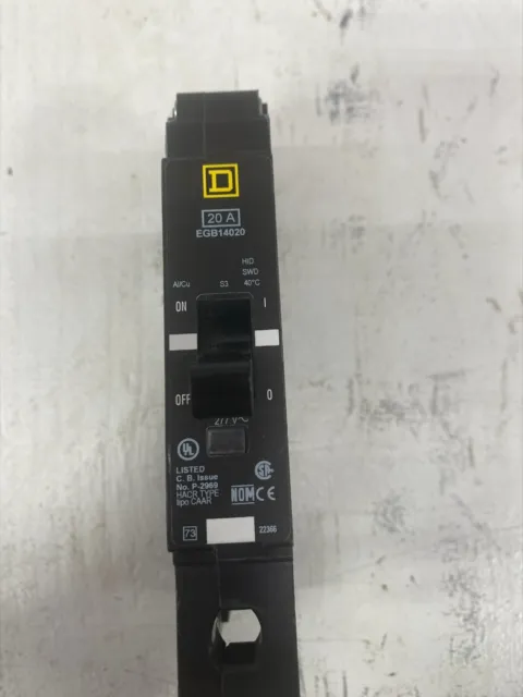 Square D EDB14020 Miniature Circuit Breaker