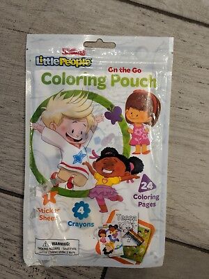 Fisher Price Little People On The Go Coloring Pouch