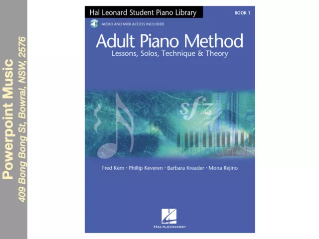 Hal Leonard Adult Piano Method BK 1 + Online Audio