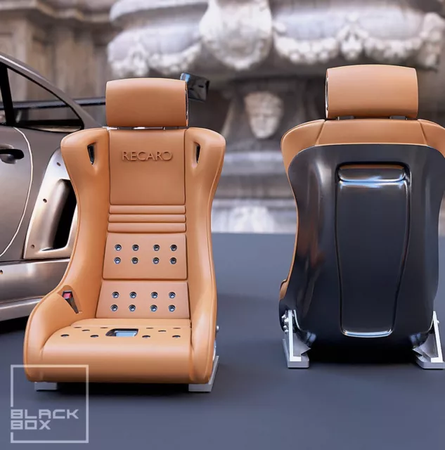 Recaro Sport Bucket Seats - 1/24 - 3D Printed