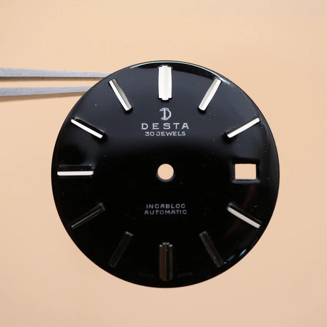 Cadran De Montre HS P75 Plat Gris Diamètre 28.60 Mm - Neuf Sans étiquette
