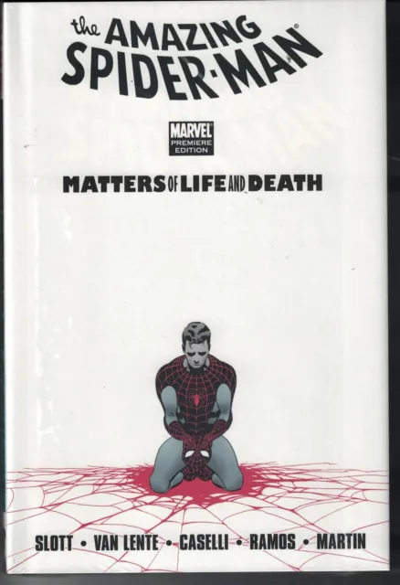 SPIDER-MAN MATTERS OF LIFE AND DEATH HC Hardcover $24.99srp Dan Slott NEW NM