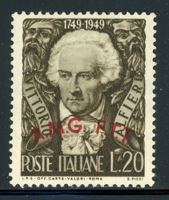 AMG-FTT Trieste MH: Scott #46 20L Vittorio ALFIERI CV$14+