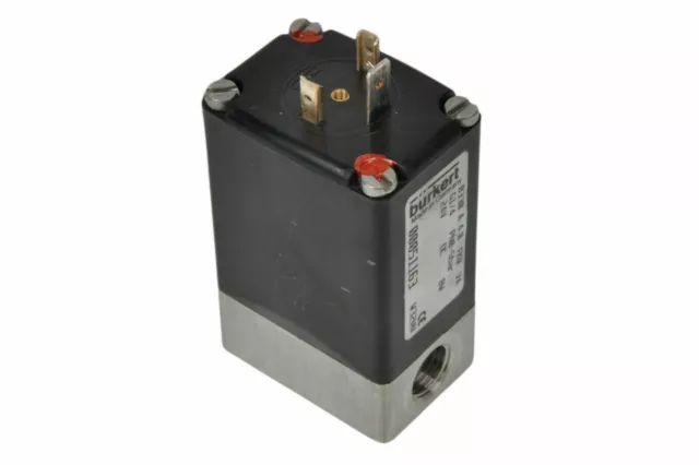 BURKERT Magnetventil 0330 A G1/4, 00051163, PN0-5bar, 0330A 4,0 FKM VA, DC 24V