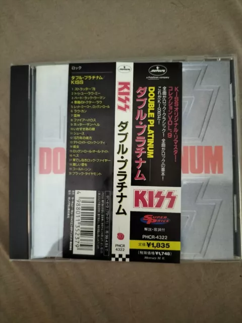 Kiss Double Platinum Phcr-4322 Cd Japan