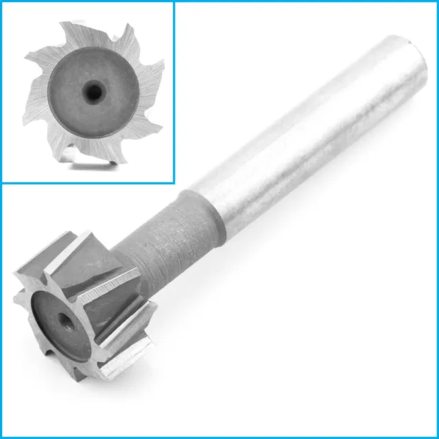25mm x 12mm HSS 8Flute T-Slot Milling Cutter Mill End Metalworking Drilling Tool