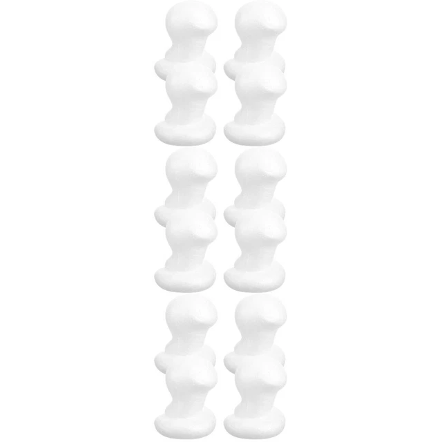 12 PCs unvollendete Schaumtierschaumkugel tierische Schaumhandwerk herstellen